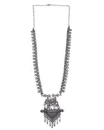 Load image into Gallery viewer, OXIDISED SPRING CHAIN PENDANT NECKLACE