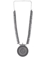 Load image into Gallery viewer, OXIDISED SPRING CHAIN PENDANT NECKLACE