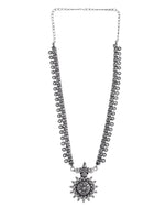 Load image into Gallery viewer, OXIDISED SPRING CHAIN PENDANT NECKLACE