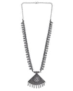 Load image into Gallery viewer, OXIDISED SPRING CHAIN PENDANT NECKLACE