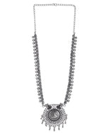 Load image into Gallery viewer, OXIDISED SPRING CHAIN PENDANT NECKLACE