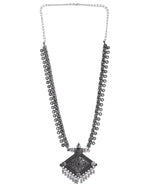 Load image into Gallery viewer, OXIDISED SPRING CHAIN PENDANT NECKLACE