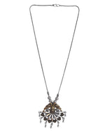 Load image into Gallery viewer, OXIDISED DUAL TONE CHAIN PENDANT