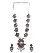 Load image into Gallery viewer, RITU DUAL TONE ELEPHANT CHARMS JEWELLERY SET