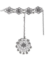 Load image into Gallery viewer, OXIDISED SILVER FINGER RING BRACELET 60% OFF