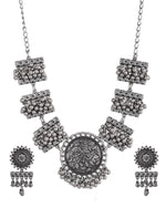 Load image into Gallery viewer, Oxidised Ghughroo Choker