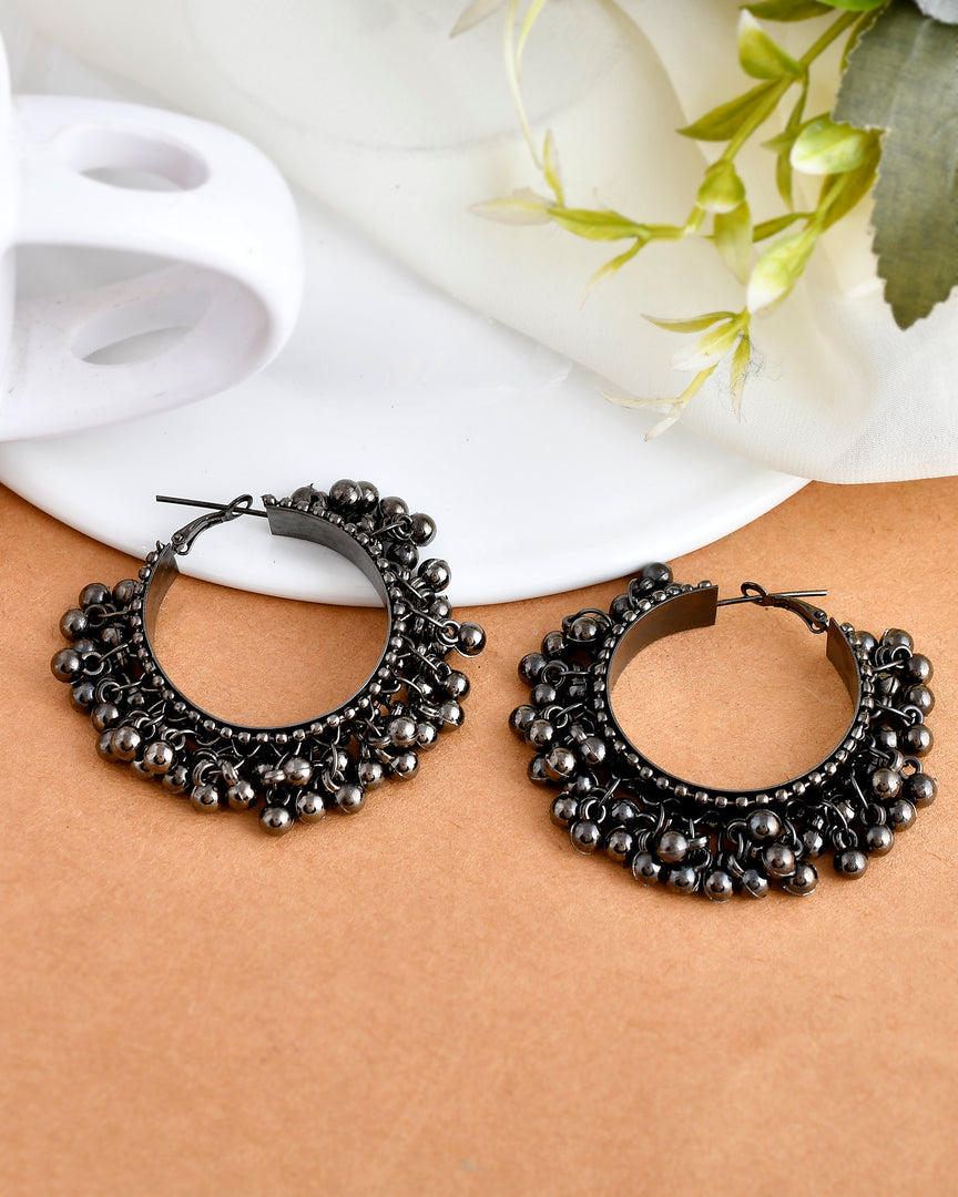 BLACK GHUNGHROO HOOPS