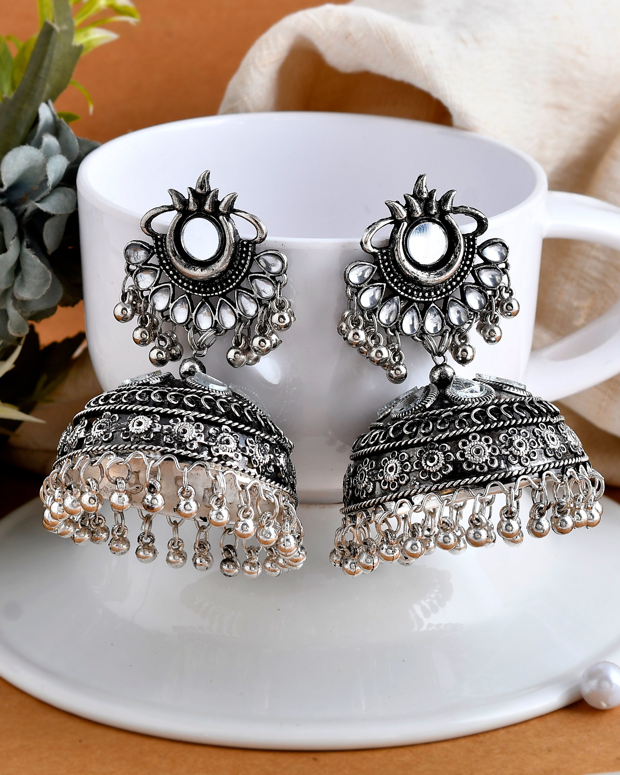 BIG MIRROR JHUMKA