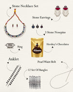 Load image into Gallery viewer, Ethnic Elegance Rakshabandhan Oxidized Jewellery Gift Hamper – Rakshabandhan Special