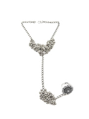 Ruhani Designer Silver Anklet