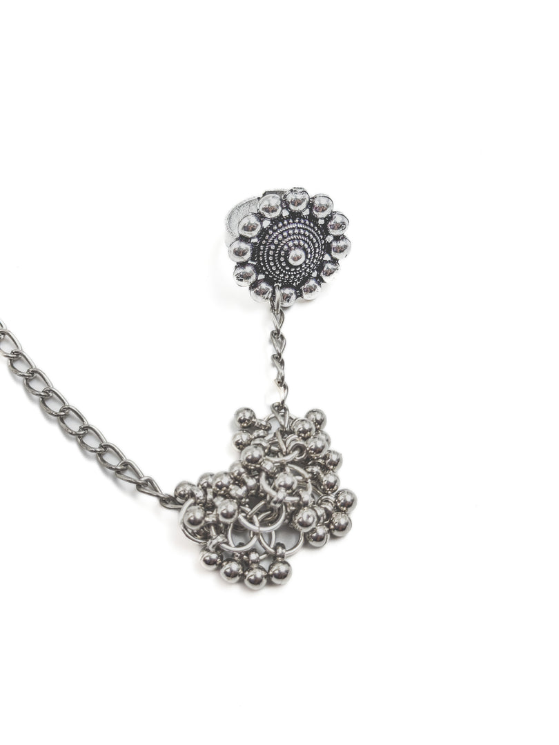 Ruhani Designer Silver Anklet