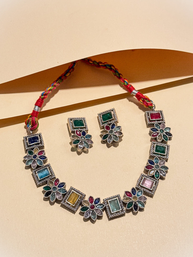 Kiara Stone Necklace Set