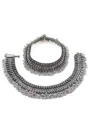 AASHIKA DESIGNER SILVER ANKLET