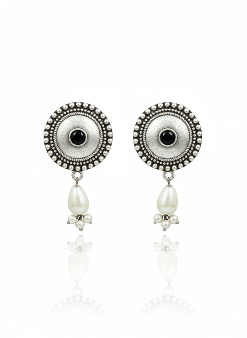 Nisha Stud Stone Earrings