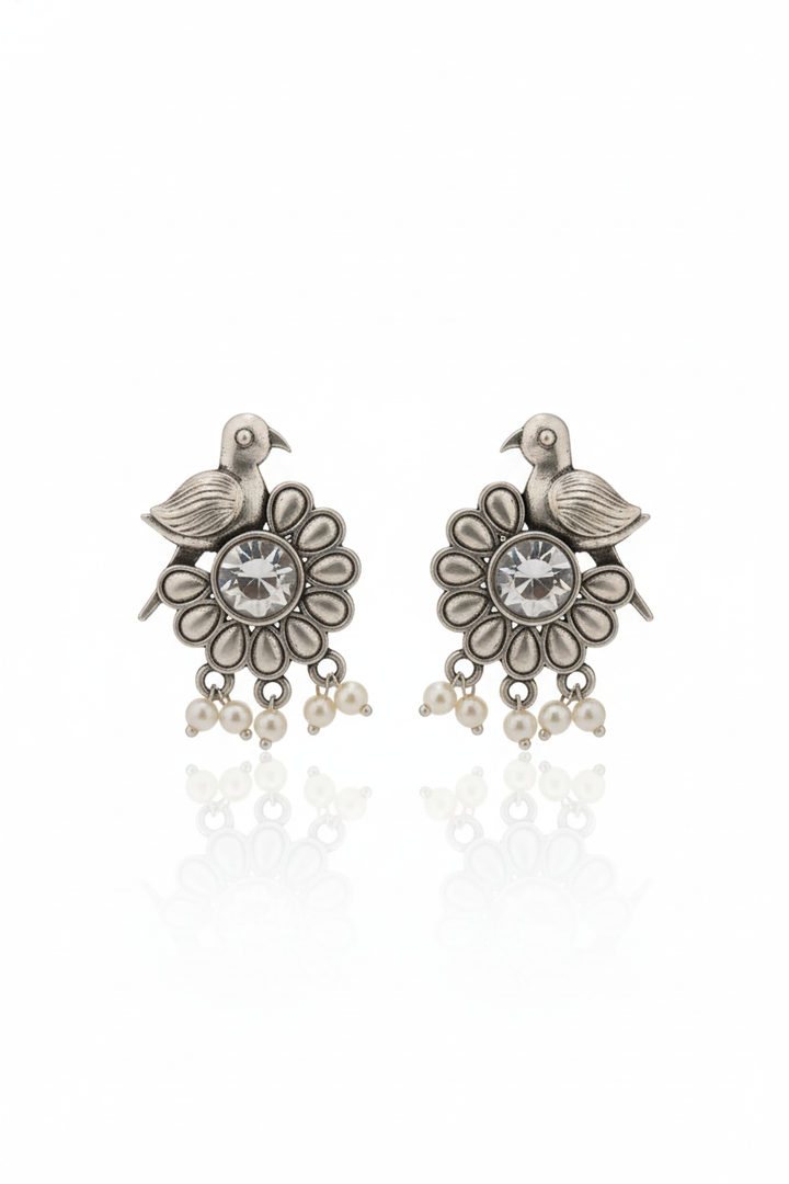 Sparrow Stud Stone Earrings