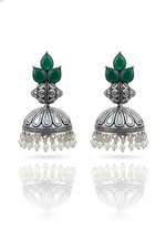 Load image into Gallery viewer, JEVIKA JHUMKA EARRINGS