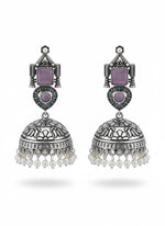 Load image into Gallery viewer, Prisha Dangler Stone Earrings
