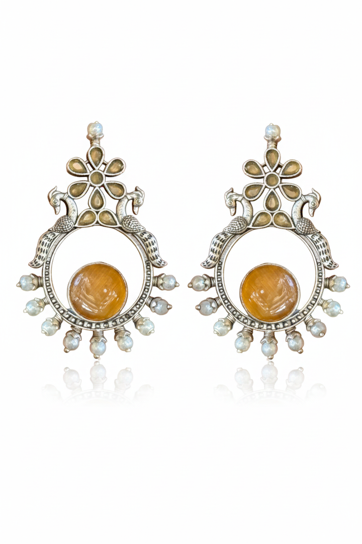 Navya Stud Stone Earrings