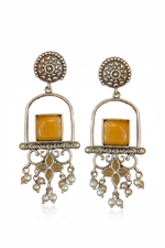 Load image into Gallery viewer, Coral Dangler Earrings