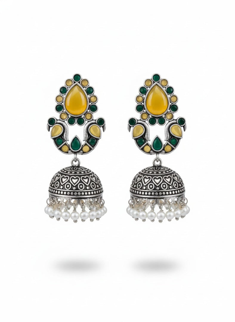 Zeenat Dangler Stone Earrings