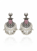 Load image into Gallery viewer, MOON DANGLER EARRINGS