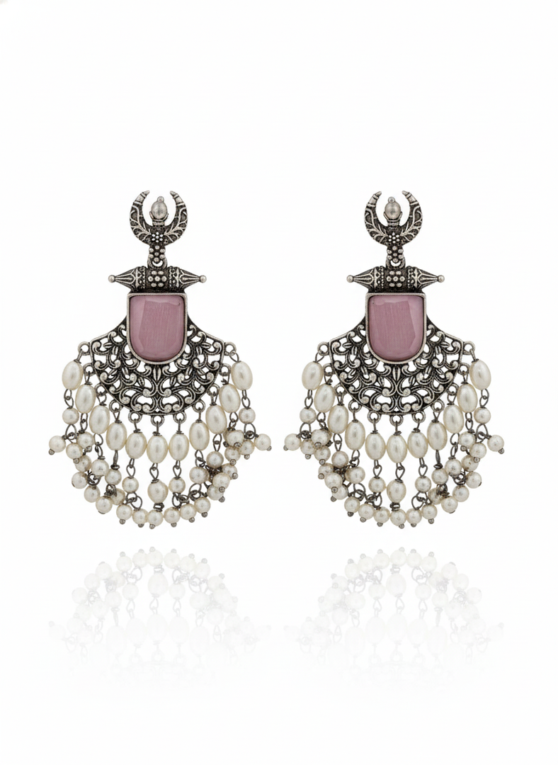 MOON DANGLER EARRINGS