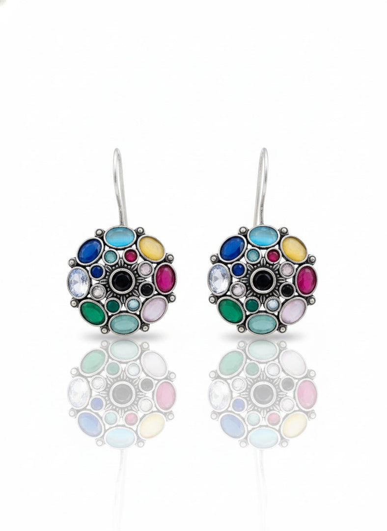 Freya Stud Stone Earrings