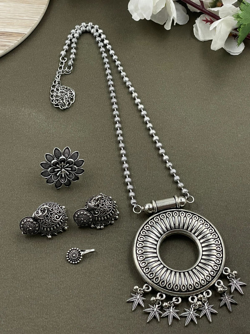 Kiran Silver Jewellery Set