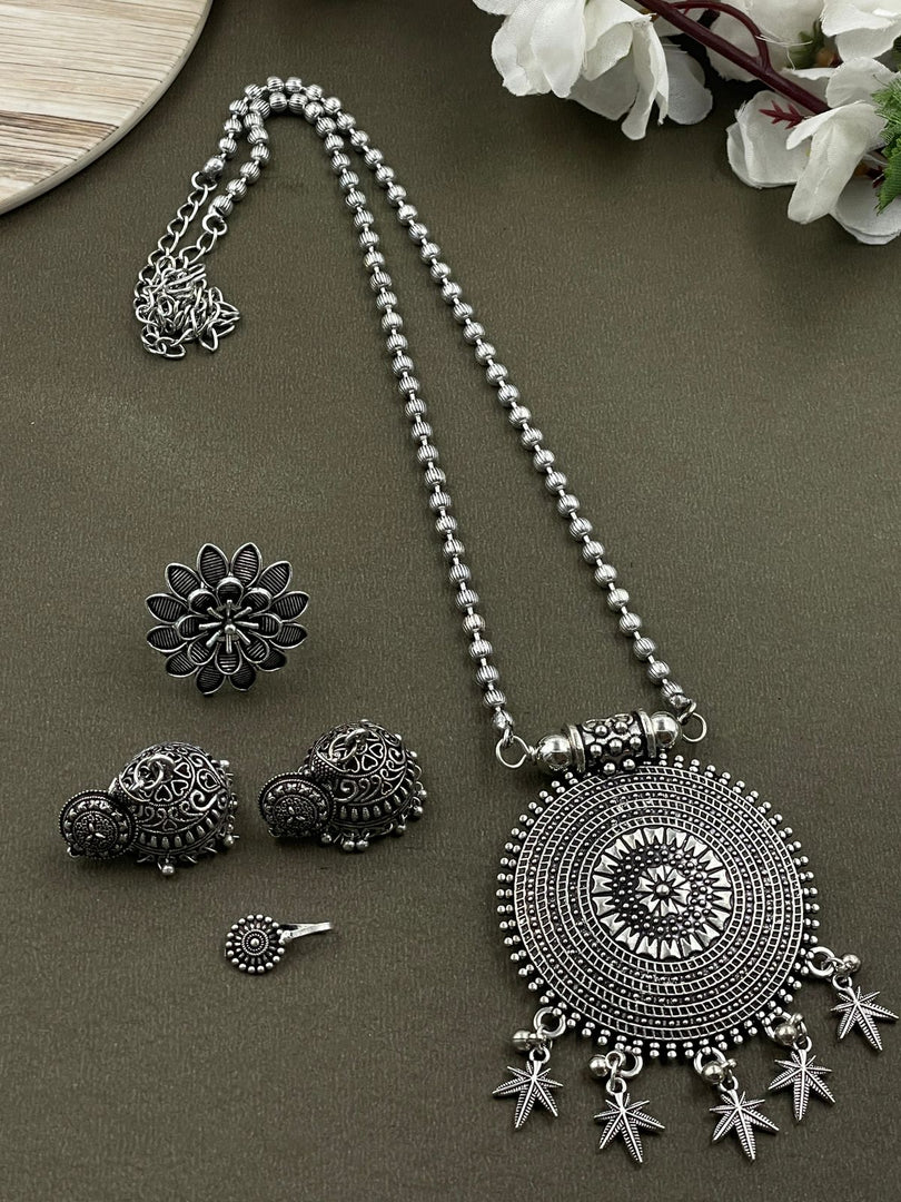 Kiran Silver Jewellery Set