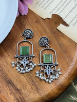 Load image into Gallery viewer, Coral Dangler Earrings