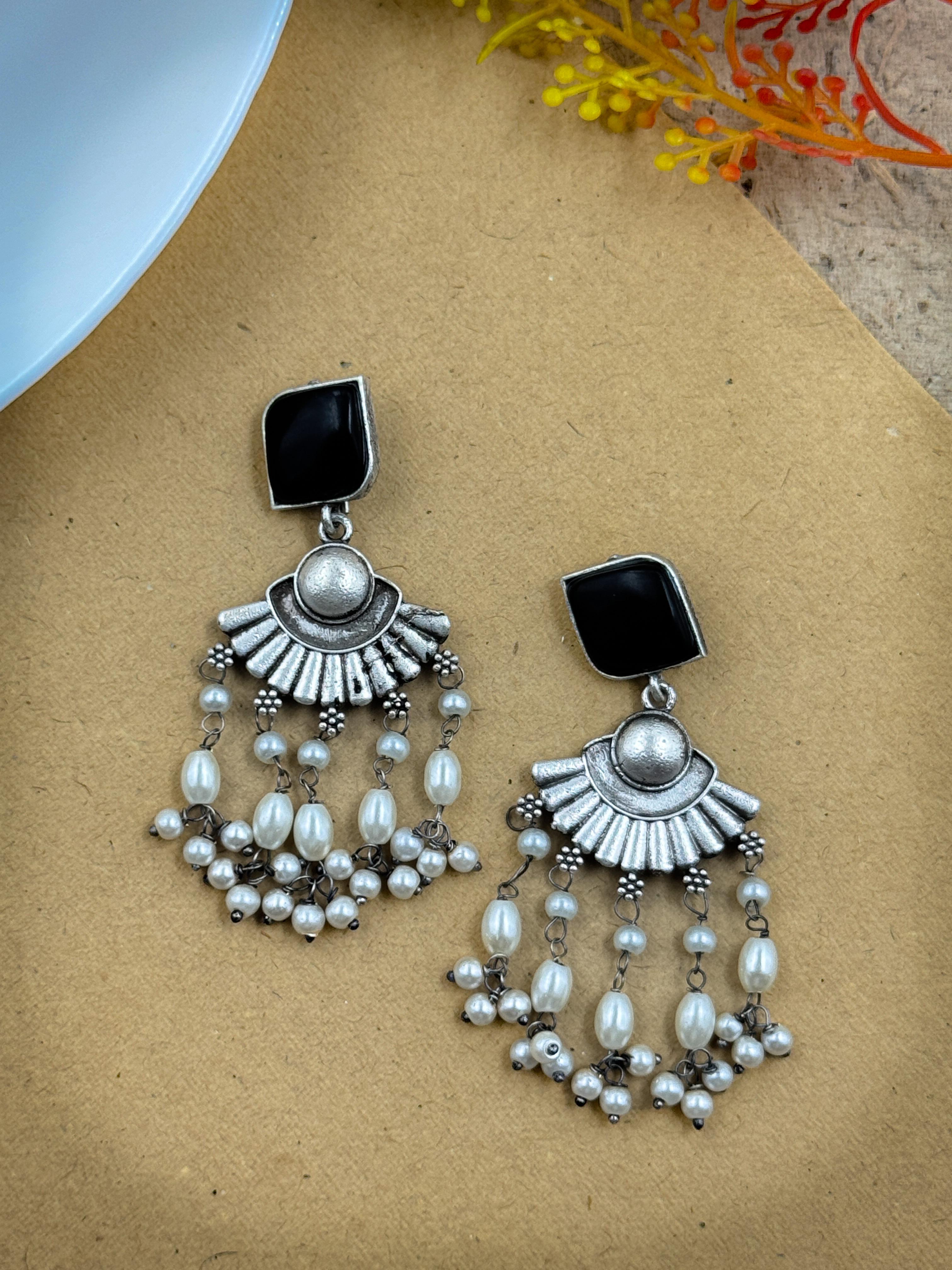 ARUSHI OXIDISED DANGLER EARRINGS