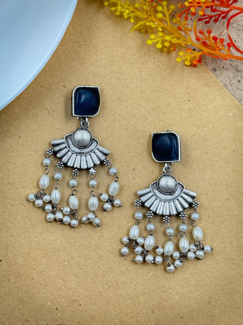 Arushi Dangler Stone Earrings