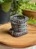 Load image into Gallery viewer, SIYA STONE BANGLE STACK