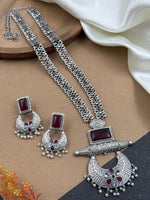 Load image into Gallery viewer, Bella Stone Necklace Set