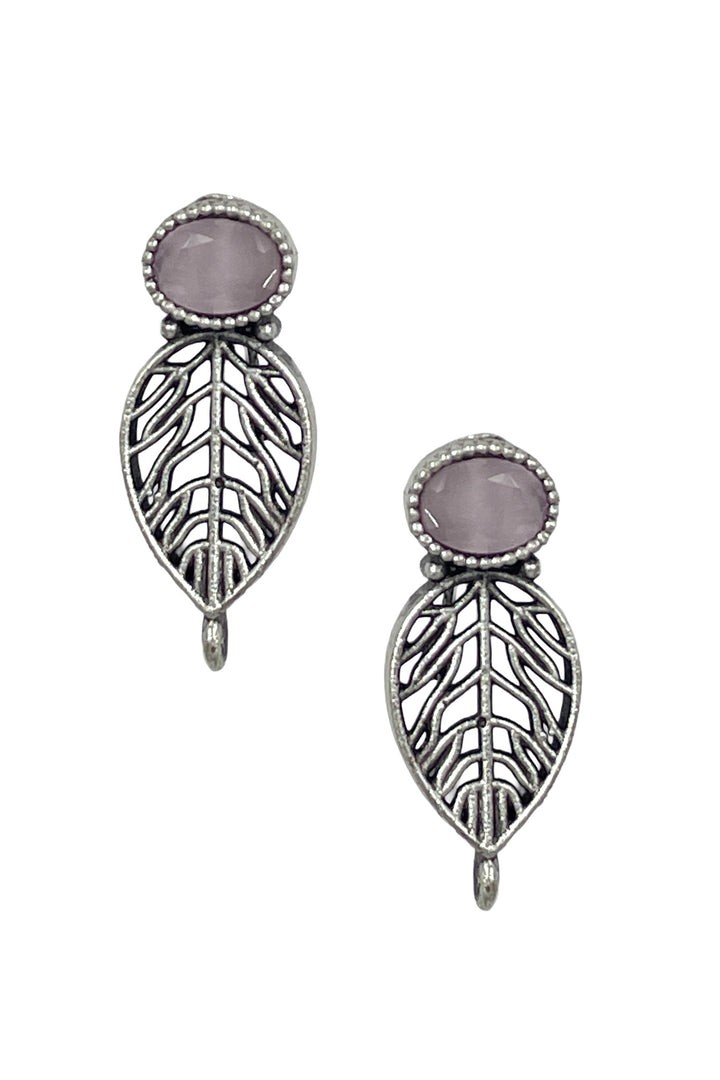 Mahi Celestial Leaf Pearl Jewellery Set