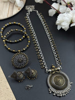 Load image into Gallery viewer, 5 PIECE DUAL TONE JEWELLERY SET COMBO