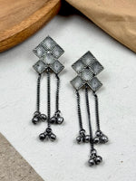 Load image into Gallery viewer, NIDHI OXIDISED DANGLER EARRINGS