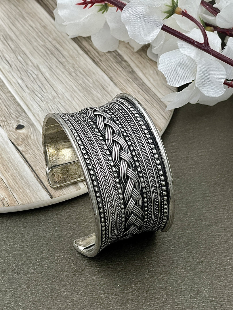 NOVA OXIDISED SILVER  KADA