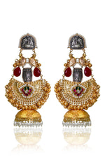 Load image into Gallery viewer, Padmika Golden Earrings
