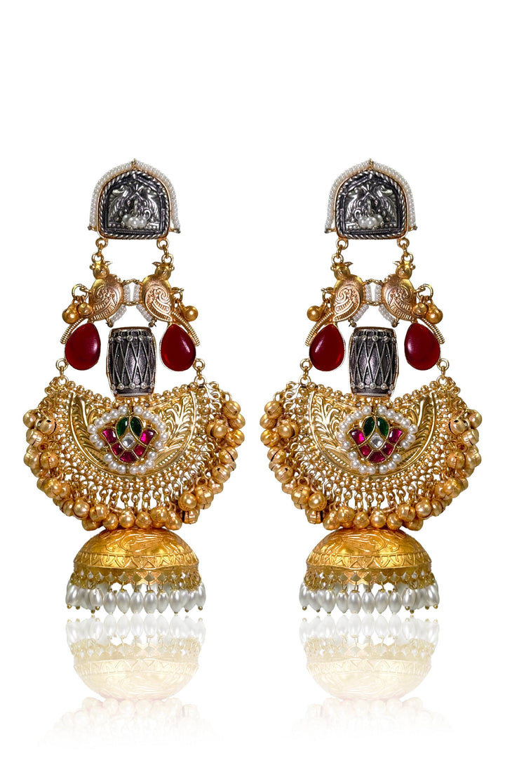 Padmika Golden Earrings