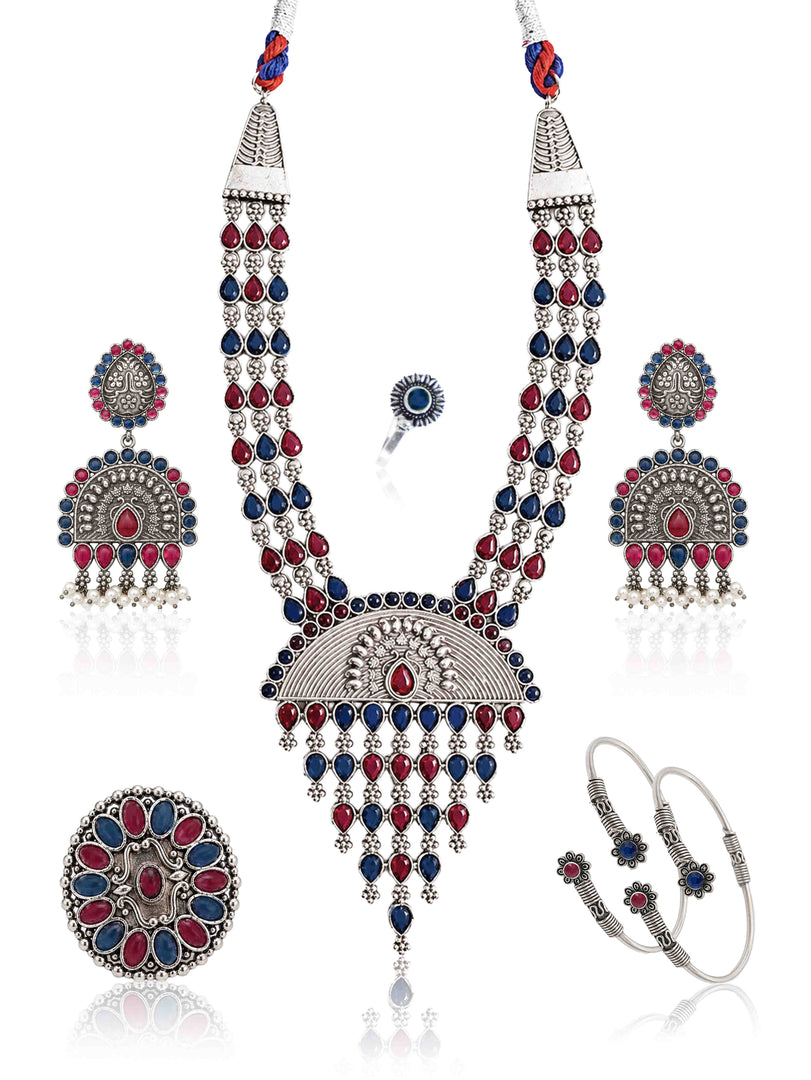 Niharika Stone Jewellery Set