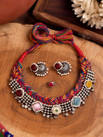 Load image into Gallery viewer, 4 Line Threaded Jewellery Set