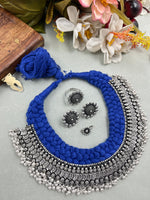 Load image into Gallery viewer, GHUNGROO CHOKER JEWELLERY SET COMBO