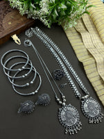 Load image into Gallery viewer, 6 PIECE DOUBLE NECKLACE JEWELLERY SET COMBO