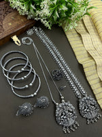 Load image into Gallery viewer, 6 PIECE DOUBLE NECKLACE JEWELLERY SET COMBO