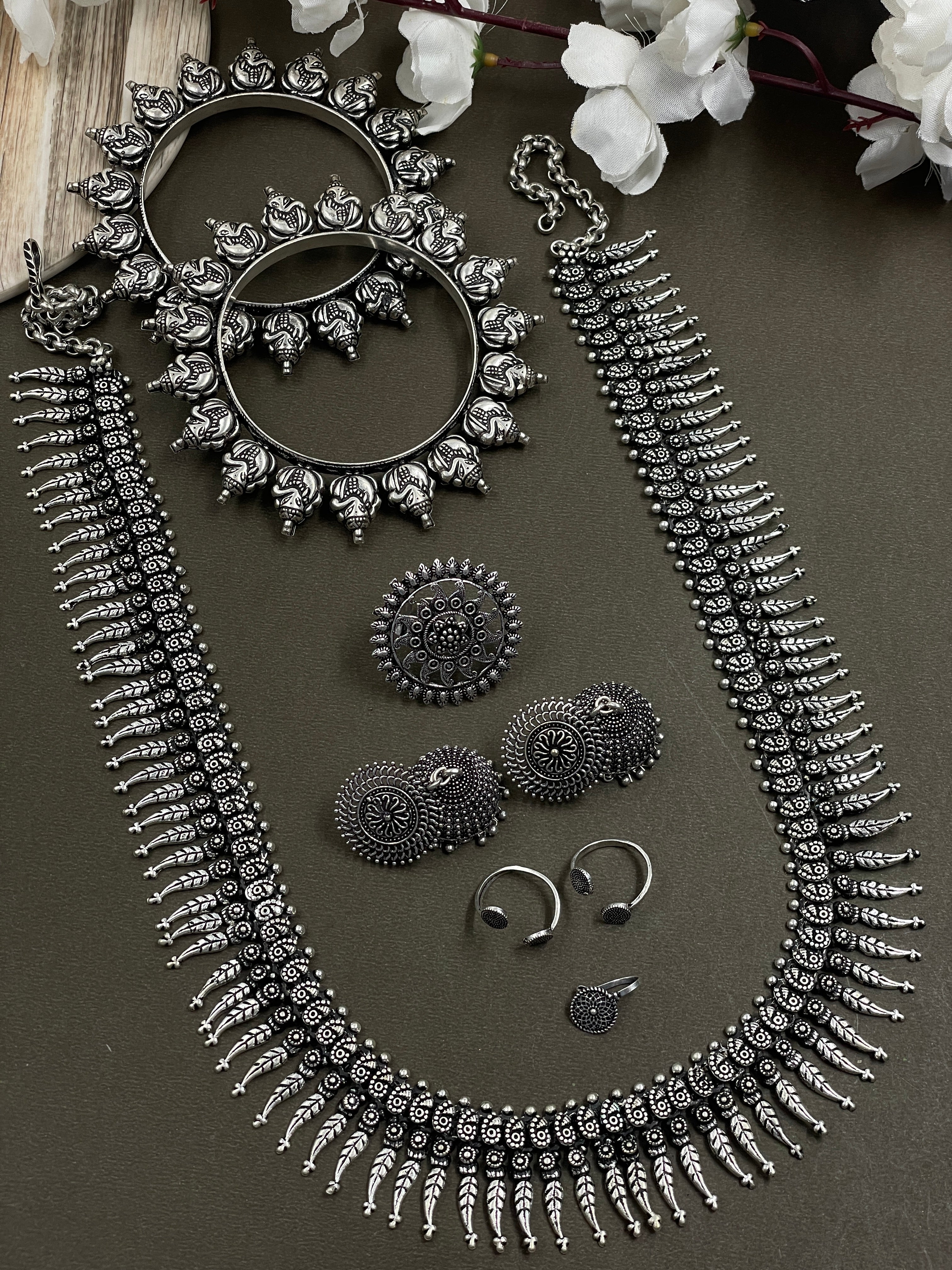 SILVER JEWELLERY SET COMBO