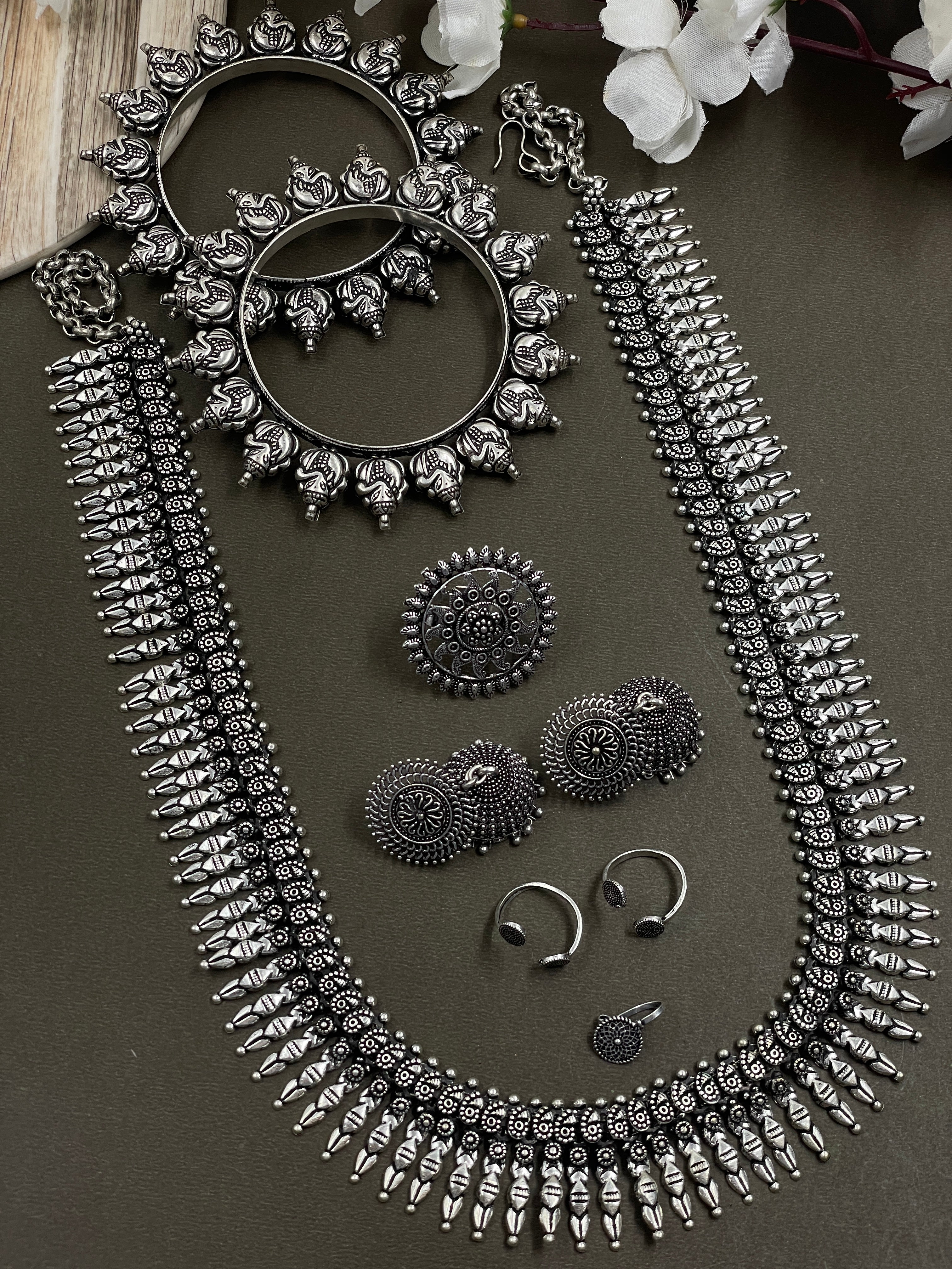 SILVER JEWELLERY SET COMBO