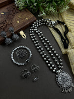 Load image into Gallery viewer, KUSHA 2-LINE MALA JEWELLERY SET COMBO