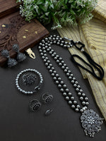 Load image into Gallery viewer, KUSHA 2-LINE MALA JEWELLERY SET COMBO