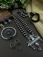 Load image into Gallery viewer, KUSHA 2-LINE MALA JEWELLERY SET COMBO